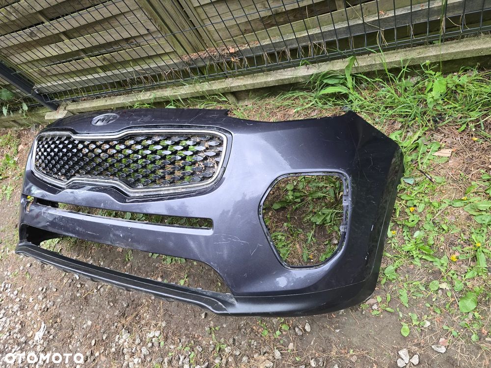 Kia sportage IV zderzaka przód bez dziur - 2