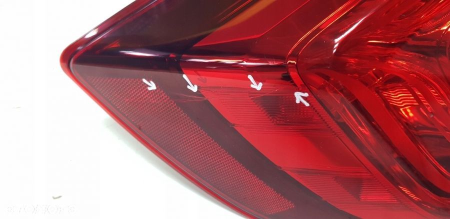 HONDA CIVIC X SEDAN 2016 2017- LAMPA TYŁ LEWA USA - 5