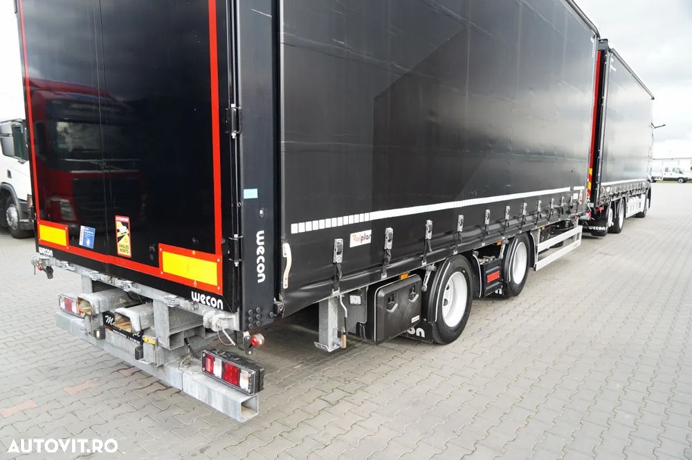DAF XG 480 / COMBINAȚIE TANDEM / 120 M3 / DRIVE-THROUGH / AER CONDIȚIONAT PARCARE / WECON / PUNTE RELAXABILĂ / ȘINGURI PENTRU STICLE / SAF / 2023 - 11