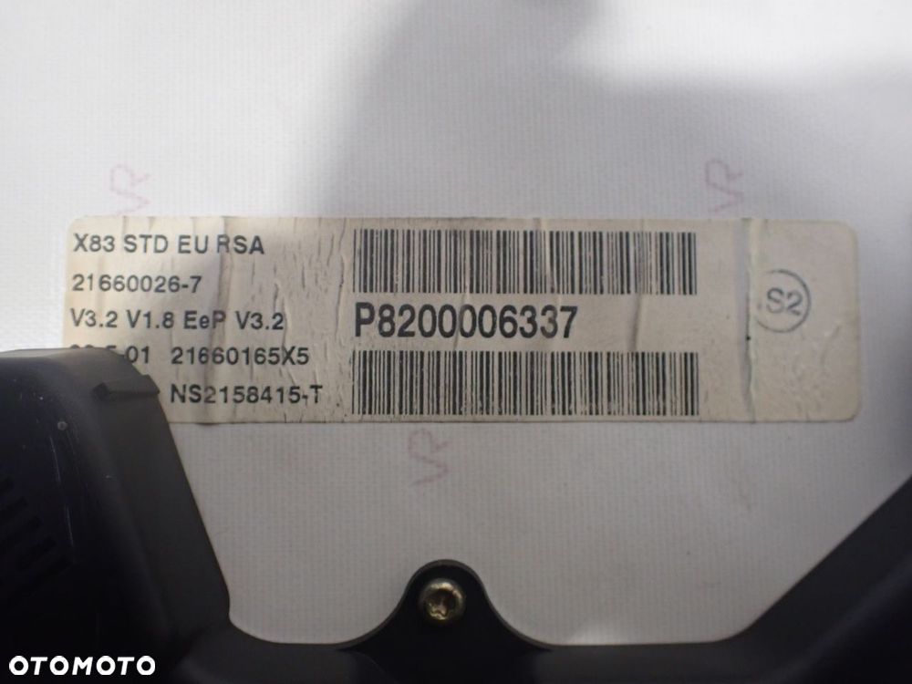 LICZNIK RENAULT TRAFIC II 1.9 8200006337 - 5