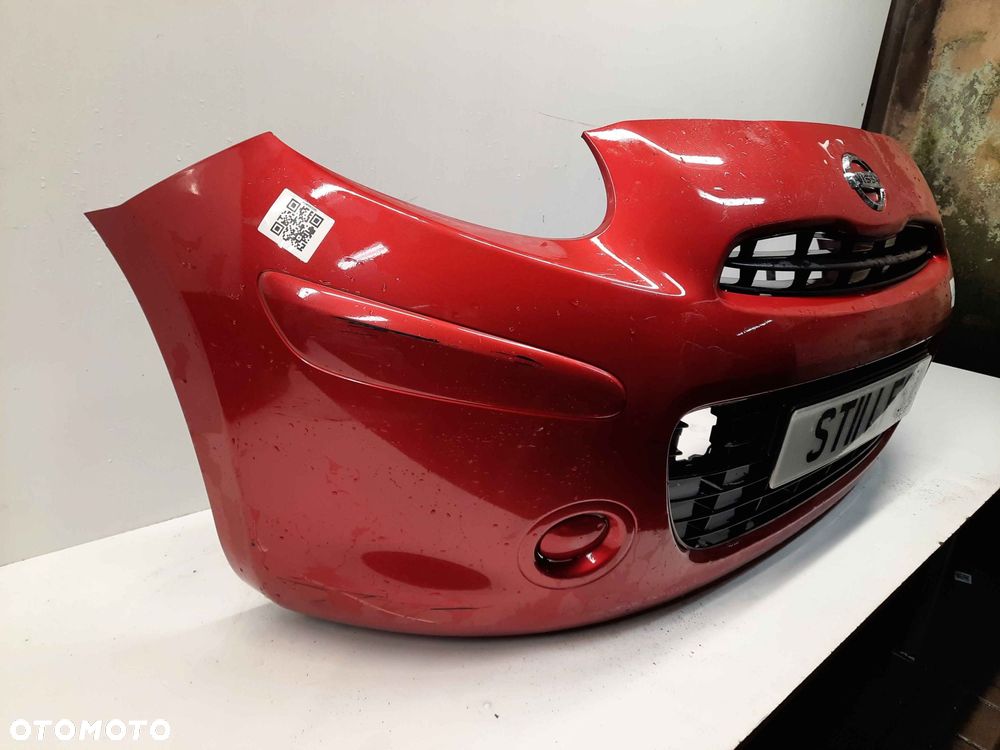^ ZDERZAK PRZÓD PRZEDNI NISSAN MICRA K13 AY4 BORDO BORDOWY - 5
