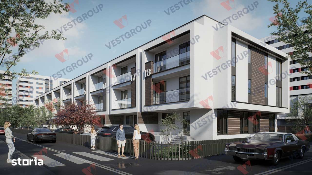 Vile mediteraneene cu curte proprie Str. Rezervelor Chiajna Vest Group - Imagine principală: 2/12