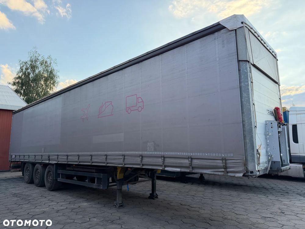 Schmitz Cargobull FIRANKA / KŁONICE DO PODŁOGI / RAMA OCYNK / KOŁO ZAPASOWE / OTWORY W PODŁODZE NA KŁONICE / 3 SZTUKI SCHMITZ / 2017 ROK !! - 4