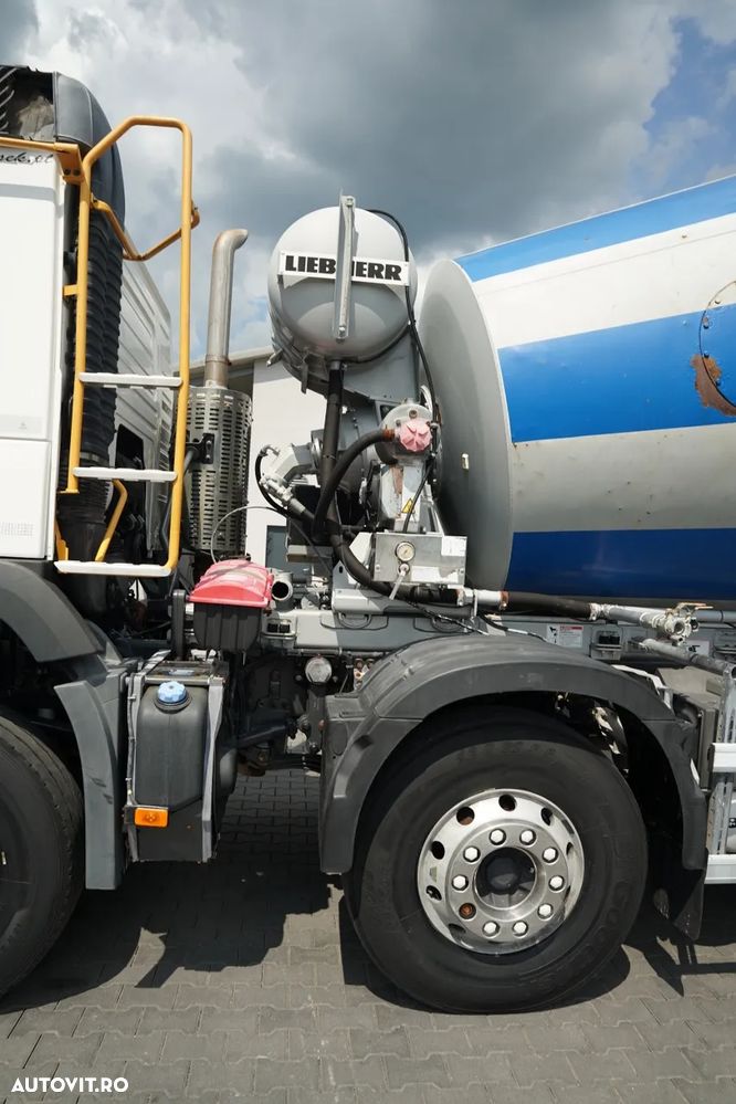 Volvo FMX 410 / 8x4 / BETONIERĂ / BETONIERĂ / LIEBHERR / 9 M3 / I-SHIFT / JANTE DIN ALIAJ / EURO 6 - 17