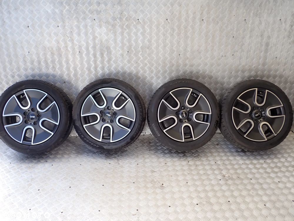 KOŁA FELGI ALUMINIOWE MINI 7JX17  ET 50  5X120  MINI9804373  Z OPONAMI ZIMA PIRELLI  205/55/17 - 1