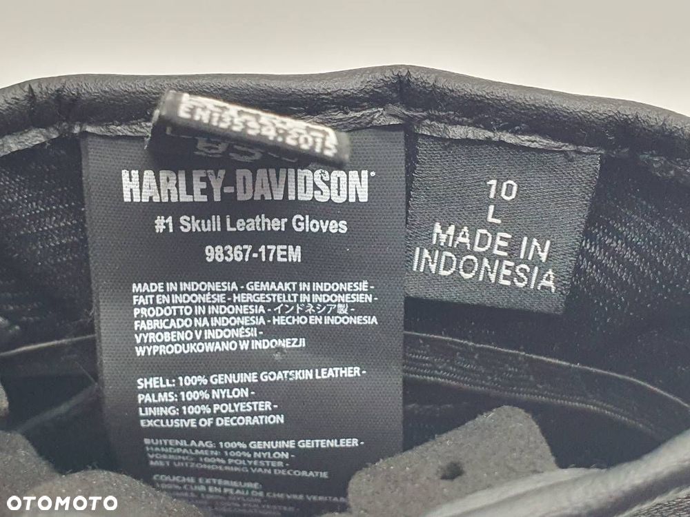 RĘKAWICE HARLEY DAVIDSON ROZMIAR L HARLEY DAVIDSON HARLEY DAVIDSON HARLEY DAVIDSON 98367-17EM/000L - 5