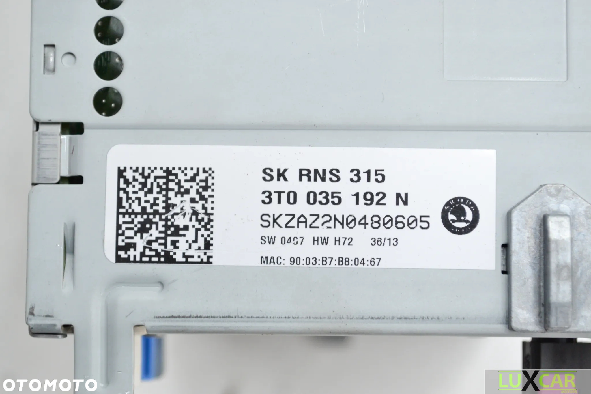 SKODA YETI LIFT ORYGINALNE RADIO NAWIGACJA ODTWARZACZ MP3 NAVI MMI 3T0035192N GORLICE - 5