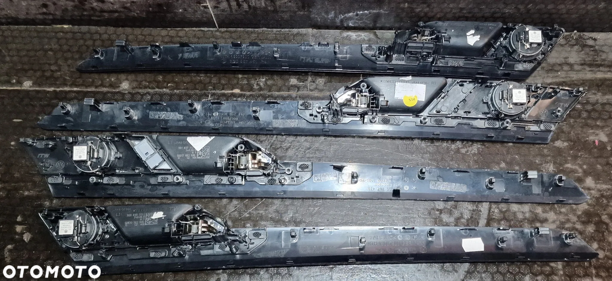 DEKORY LISTWY OZDOBNE DRZWI VW PASSAT B8 3G0867449 3G0867439 3G0867440 3G0867450 - 11