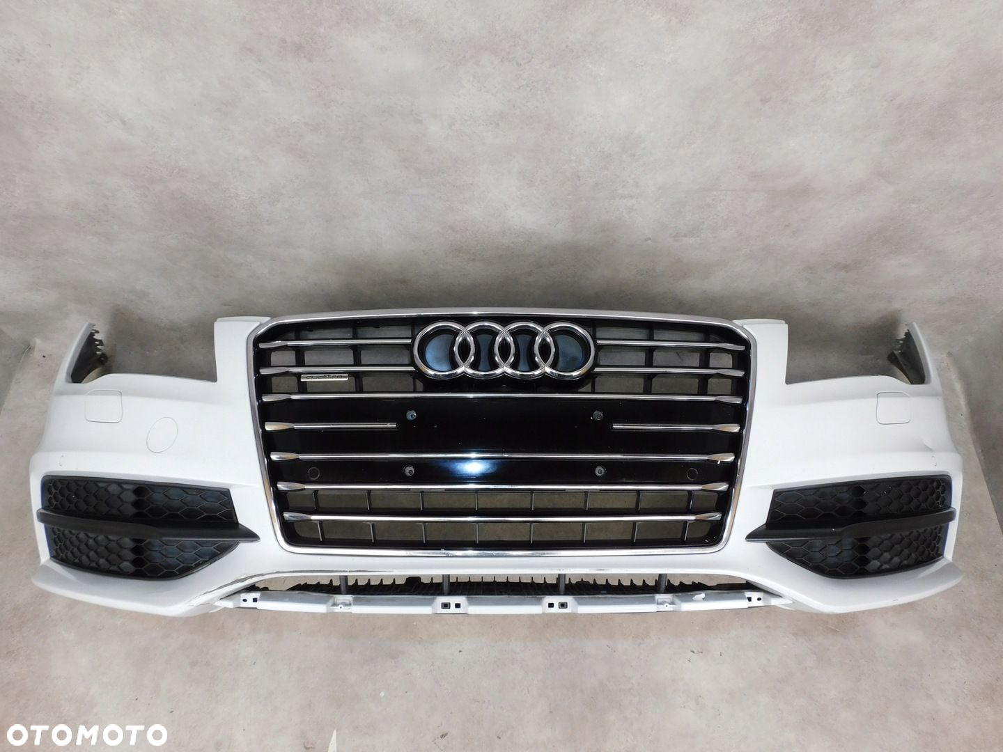 AUDI A7 C7 4G8 S LINE ZDERZAK PRZÓD PRZEDNI KOMPLETNY PRZED LIFT - 7