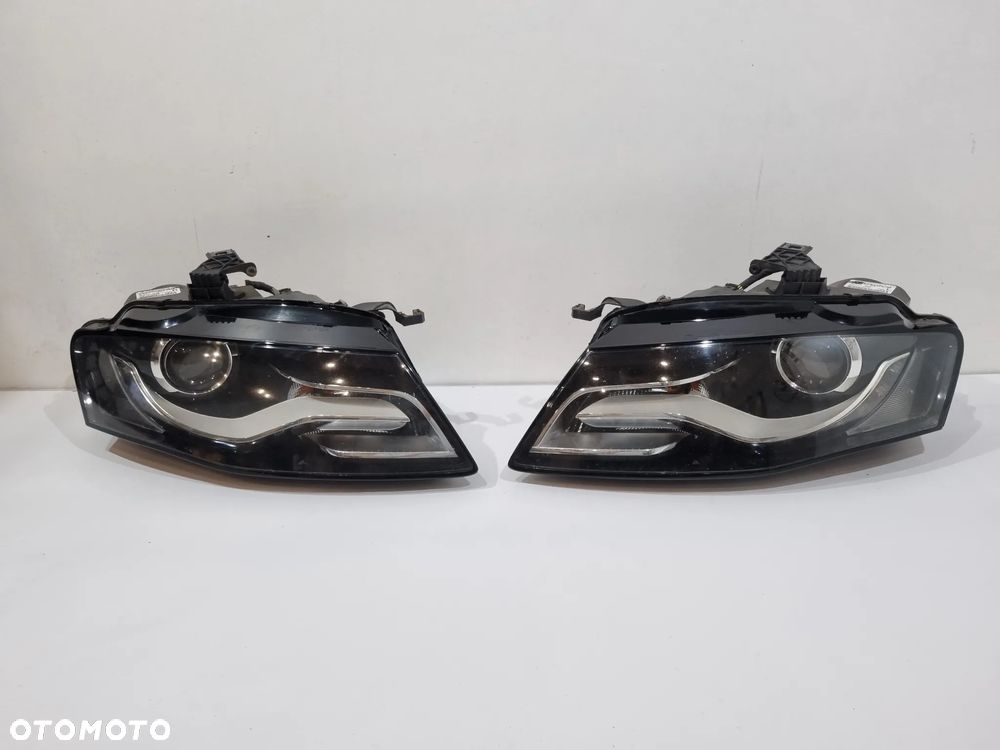 AUDI A4 B8 LAMPA LEWA PRAWA PRZÓD XENON 8K0941029AJ 8K0941030AJ KOMPLETNE EUROPA - 1