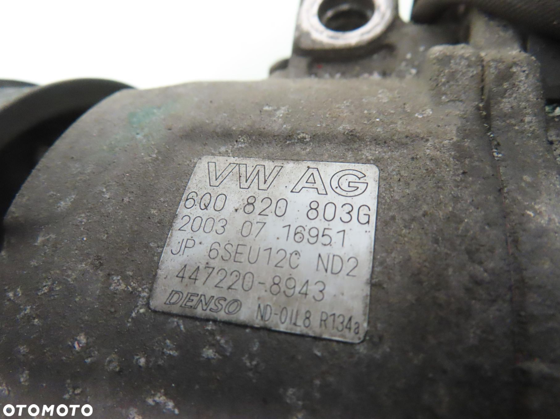 KOMPRESOR KLIMATYZACJI SEAT IBIZA III 1.2 6Q0820803G 4472208943 - 6