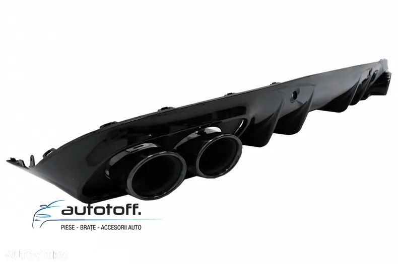 Bara fata si Difuzor bara spate Mercedes C-Class C205 A205 (14-19) C43 Design - 7