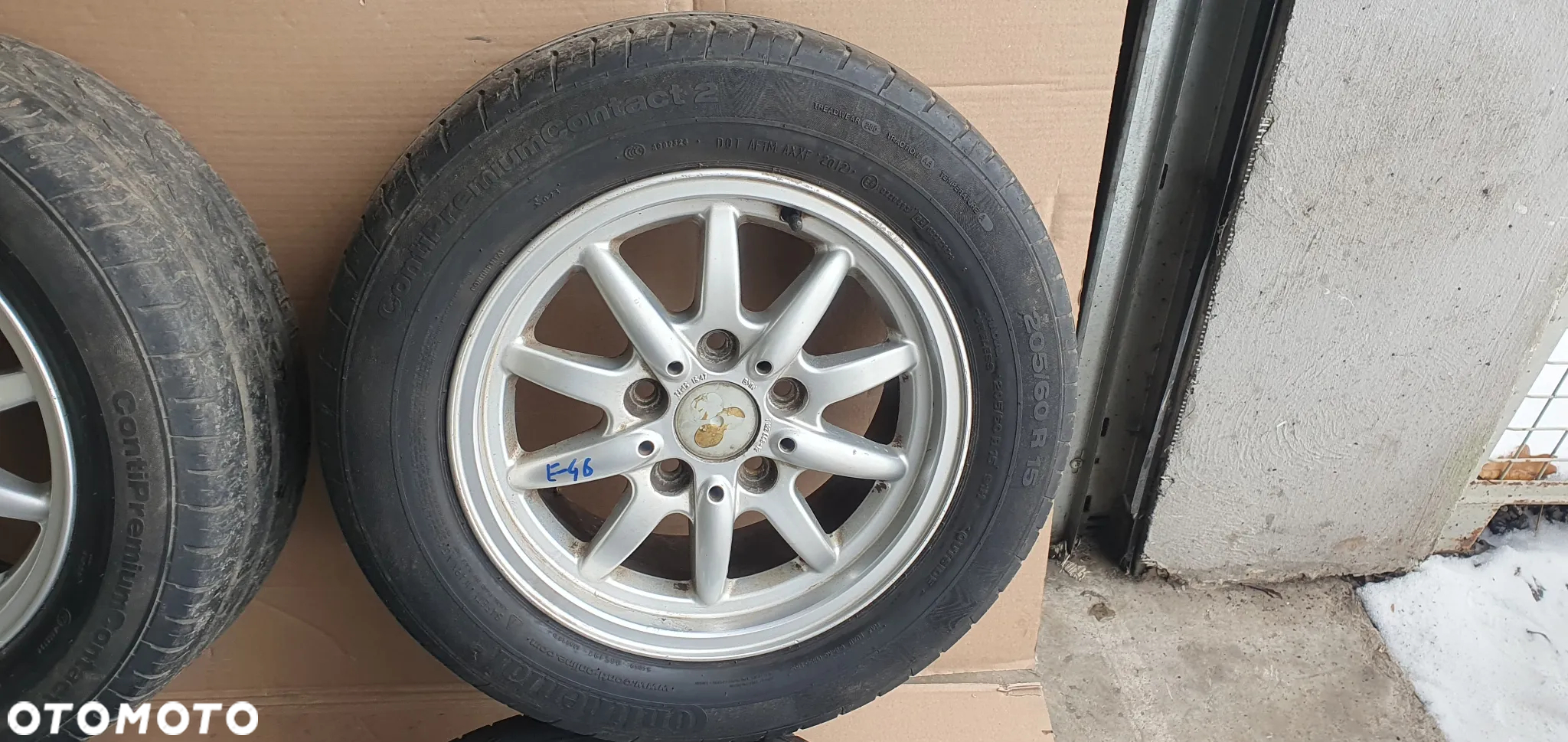 Alufelgi z oponami Styling 27 5x120 15 7J ET47 205/60 R15 BMW 1182608 - 2