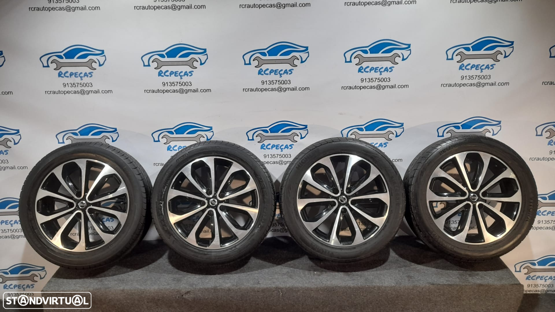 JANTES ORIGINAIS NISSAN QASHQAI TEKNA I 1 MK1 J10 NJ10 JJ10E 18 POLEGADAS 6.5J ET40 5X114.3 JUKE - 3