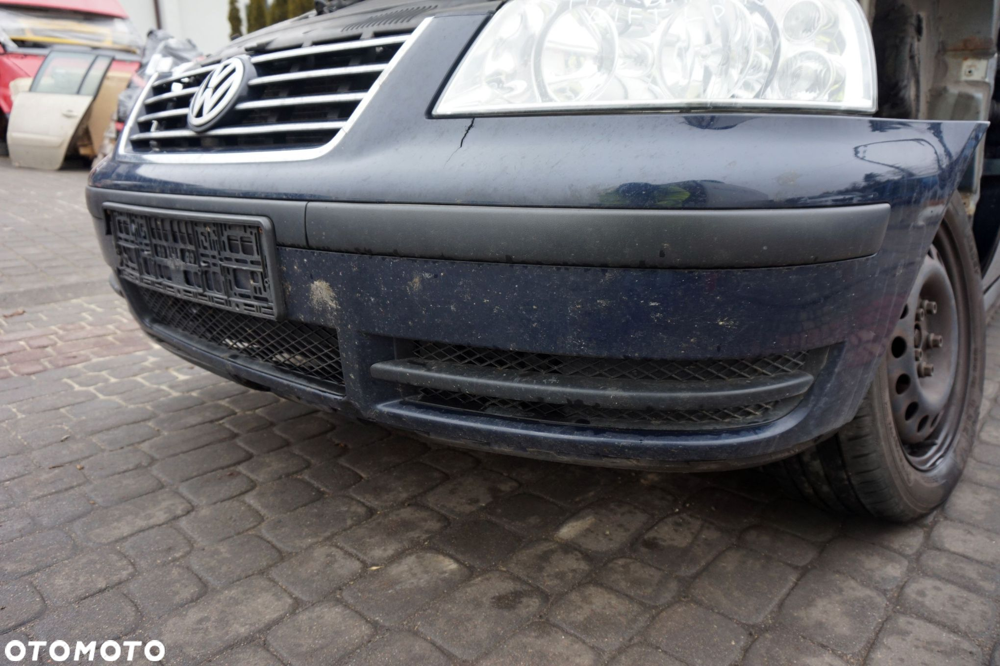 MASKA ZDERZAK BŁOTNIKI LAMPY SHARAN I MK1 LIFT 7M9 LA5G  VOLKSWAGEN 2000-2010 GRANATOWY PRZÓD KOMPLETNY - 7