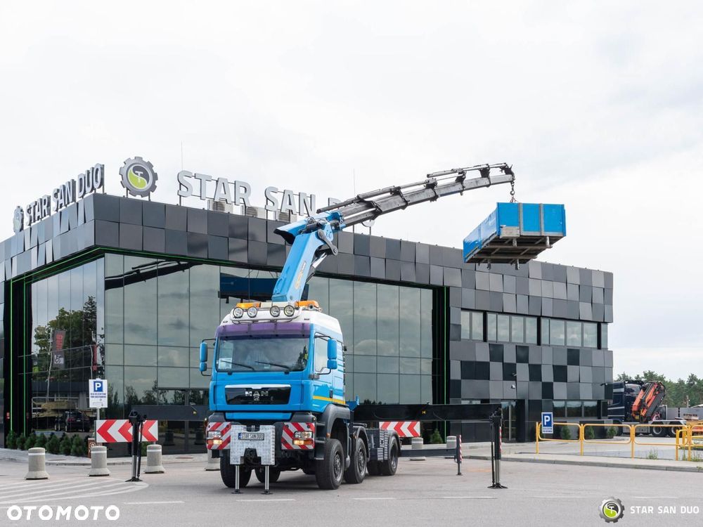 MAN TGA 33.480 6x6 PALFINGER PK 60002 HDS Żuraw Siodło Ciągnik - 10