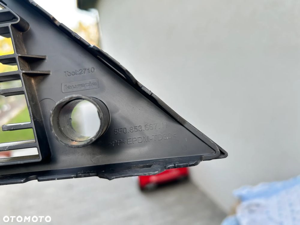 SEAT LEON 3 III FR LIFT RADAR KRATKA ZDERZAKA ATRAPA 5F0853667 - 3