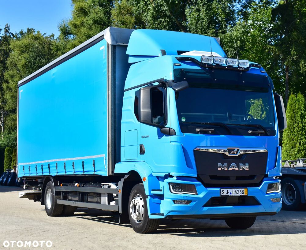 MAN TGM 15.290 /Firanka 7.50 m. + Winda / Euro 6D/ Kabina TM/ Voll LED/ Serwis M.A.N/  Sprowadzony z Niemiec ! - 4