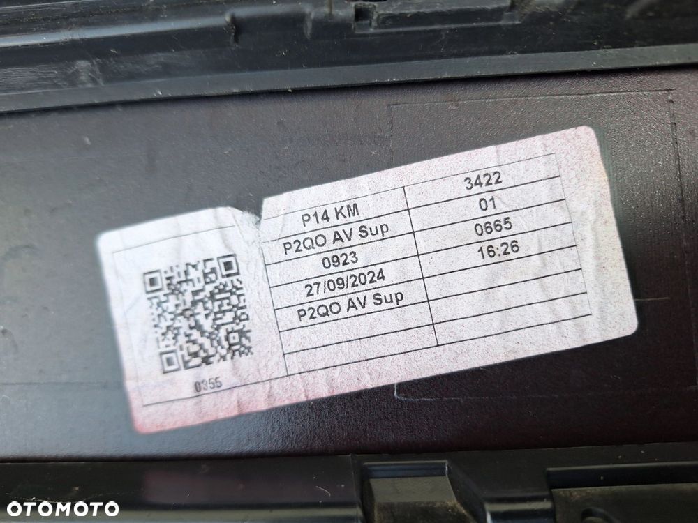 OPEL MOKKA II B 20- KOLOR ROUGE RUBIS NIE KLEJONY! ZDERZAK PRZÓD PRZEDNI ORYG. 9835278480 WYSYŁKA 24H - 16