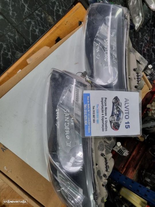 faróis esquerdos Sandero 2014 ... - 1