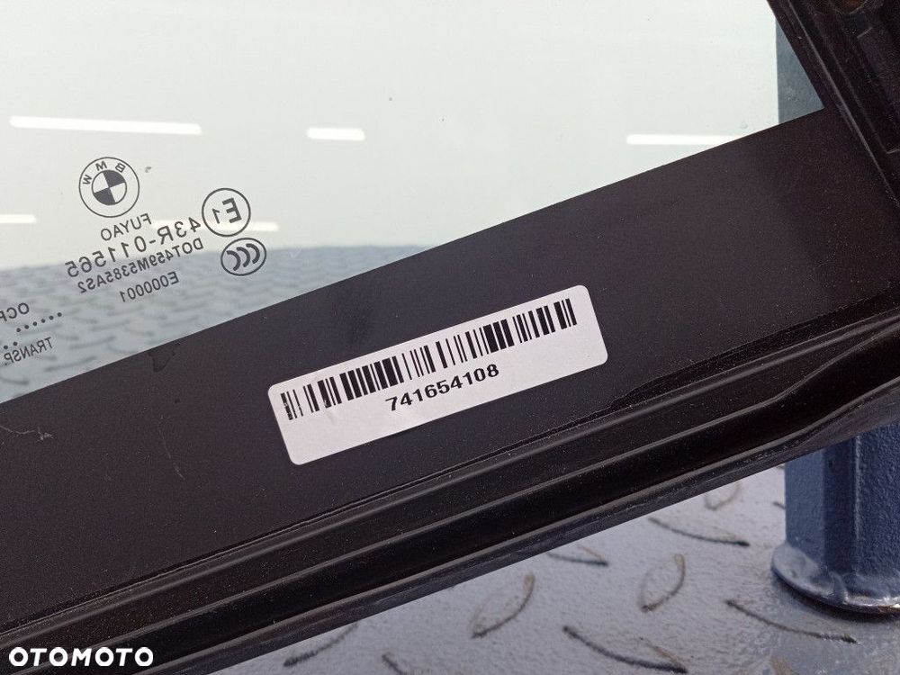 BMW X4 G02 SZYBA DRZWI TYŁ LEWA TRÓJKĄT 7416541 - 4