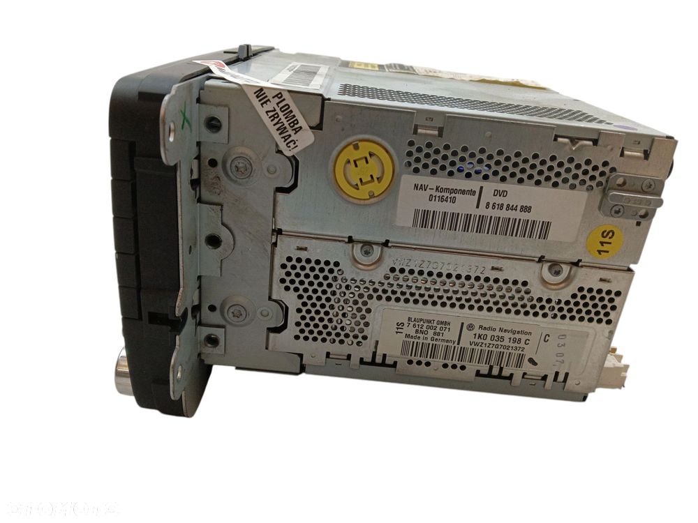 RADIO VOLKSWAGEN PASSAT B6 (2005-2010) 2.0 TDI 140KM 1K0035198C - 6
