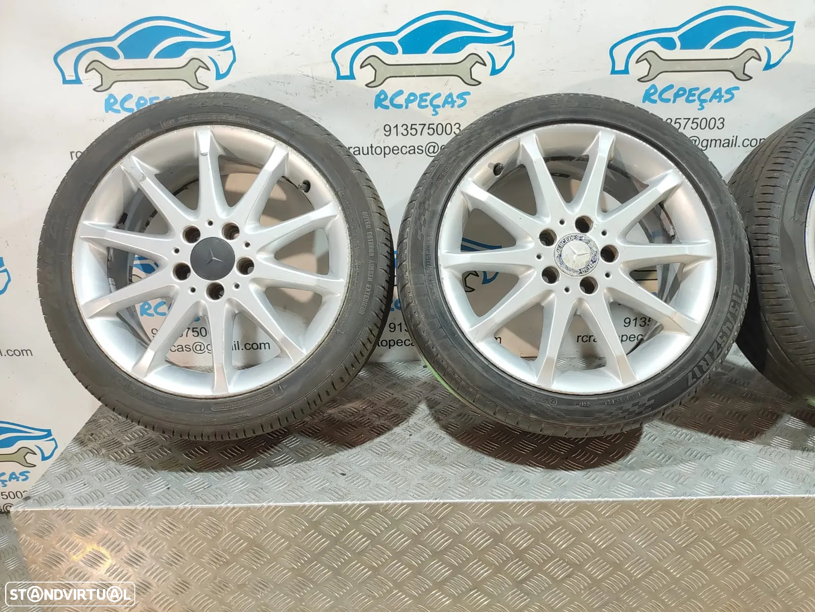 Jantes 17 originais MERCEDES BENZ CLASS A W169 7J ET49 5x112 - 5