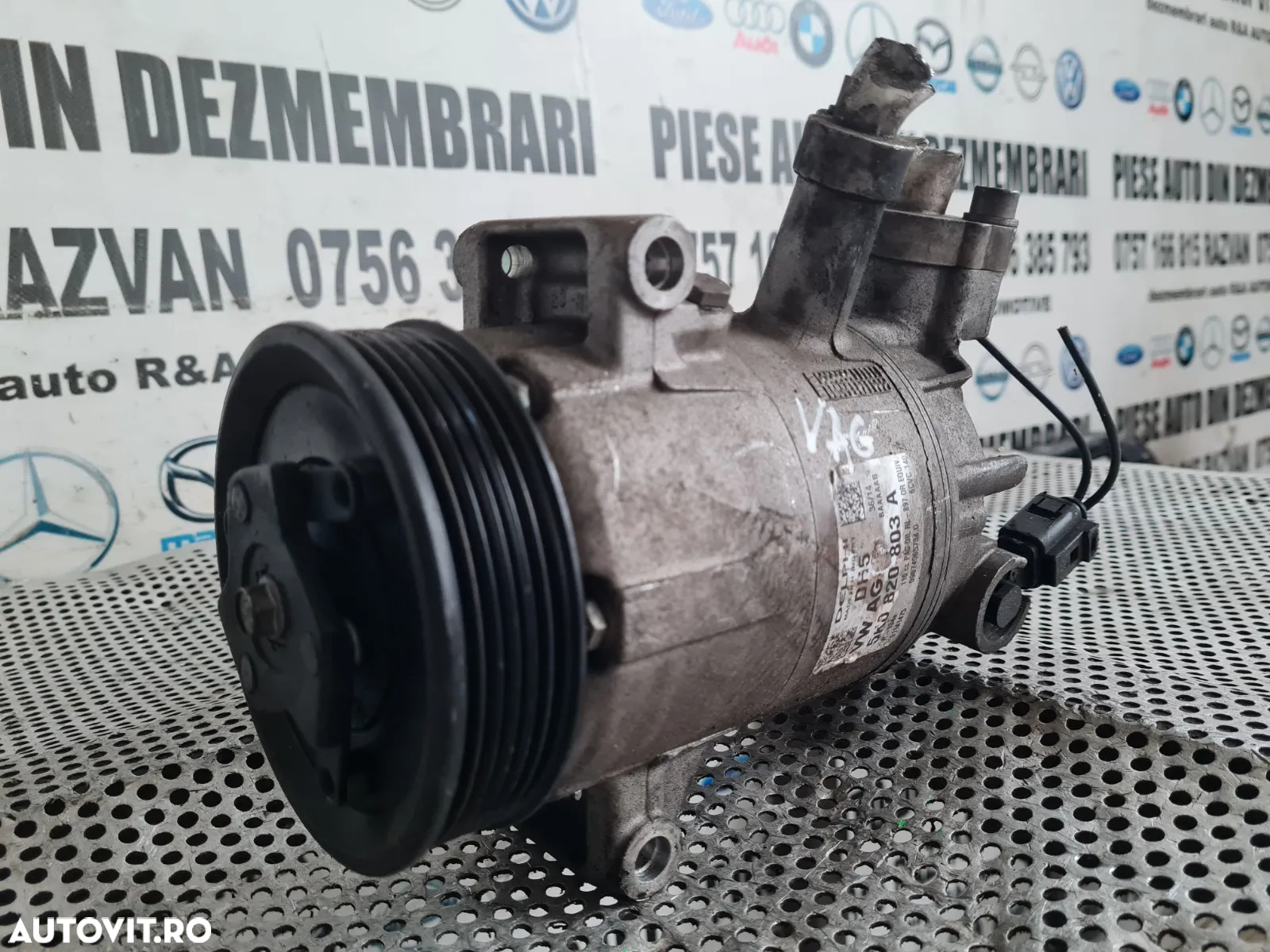 Compresor Clima AC Aer Conditionat Vw Seat Skoda 2.0 Tdi Euro 5 Cod 5KA Passat B7 CC Golf Touran Je - 4