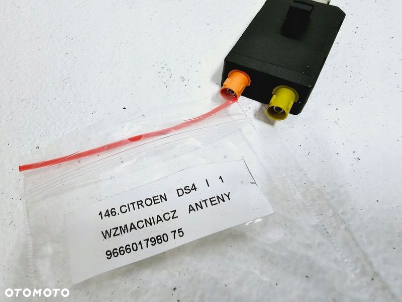CITROEN DS4 I 1 WZMACNIACZ ANTENY 9666017980 - 4