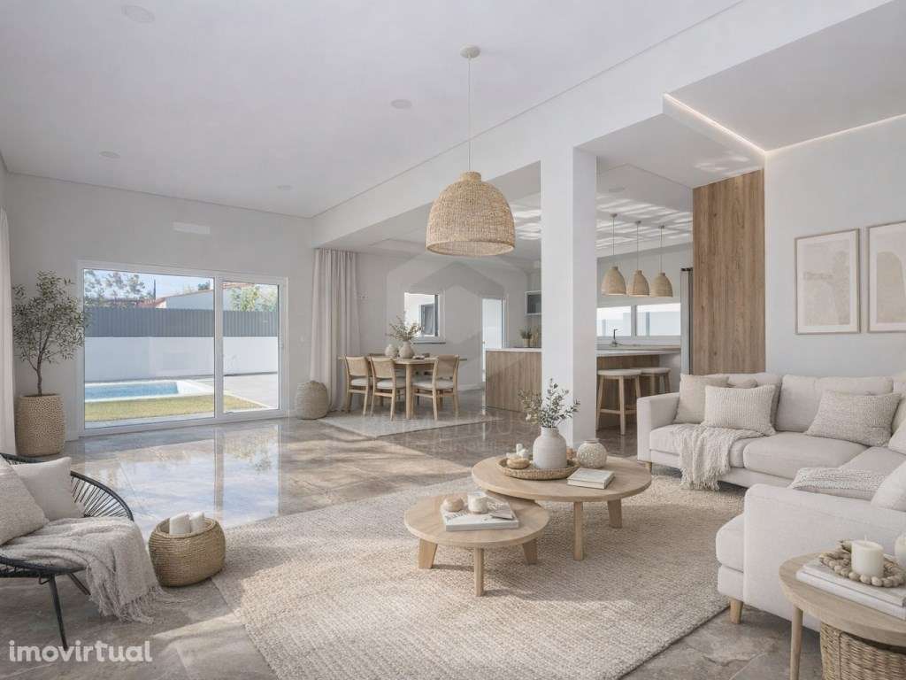 Moradia isolada T5 com piscina em Azeitão - Grande imagem: 2/54