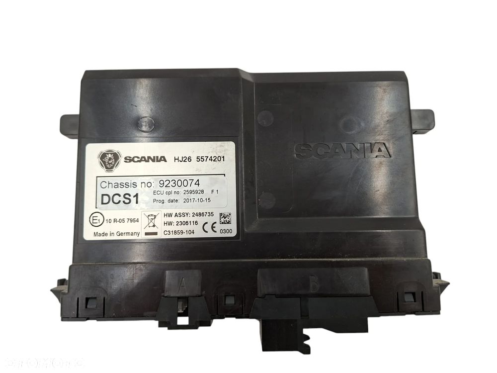 STEROWNIK MODUŁ DRZWI KIEROWCY DCS1 SCANIA NTG R S 2595928 - 1