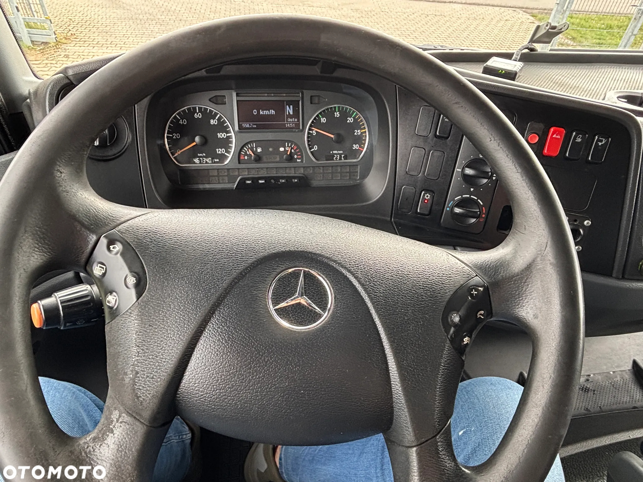 Mercedes-Benz ATEGO 1224 firanka, plandeka, burty aluminiowe, winda, do zabudowy (laweta, kontener, izoterma, wywrotka) - 26