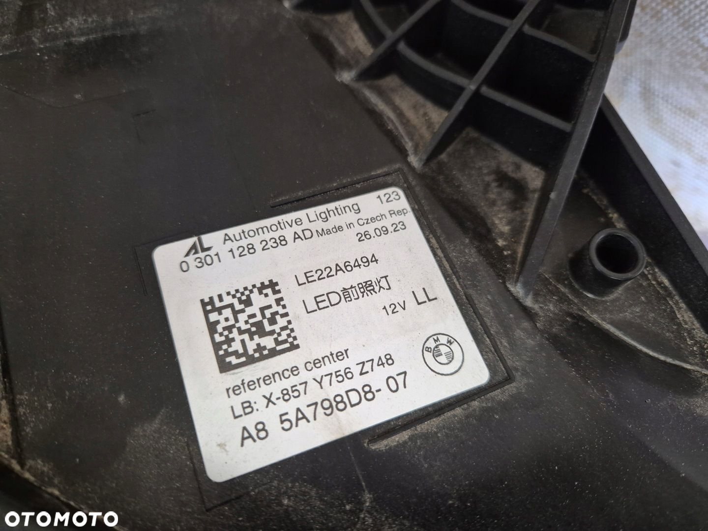 bmw 5 g60 laser led shadow line ciemna europa prawa - 5