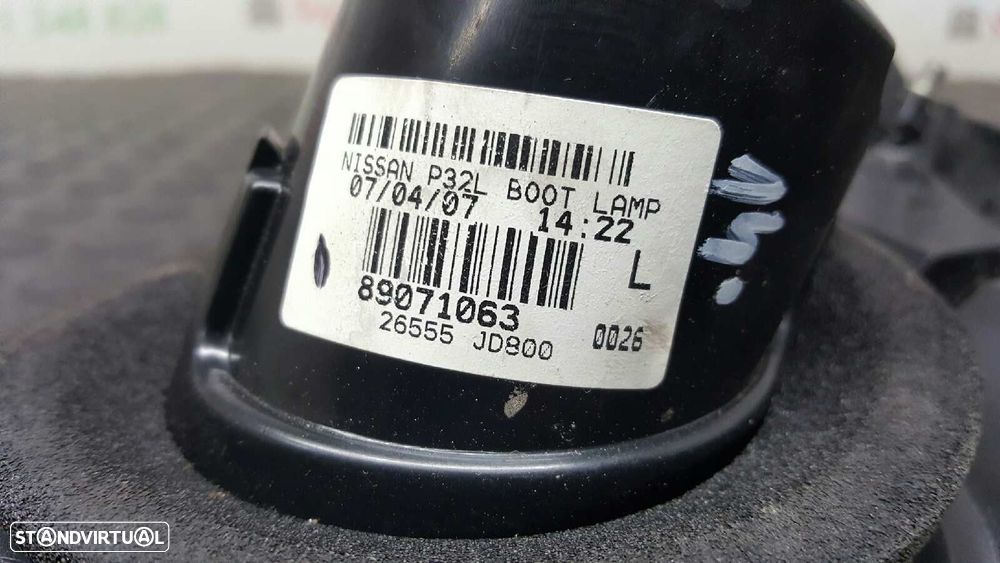 FAROLIM TRASEIRO ESQUERDO NISSAN QASHQAI (J10) ACENTA - 2