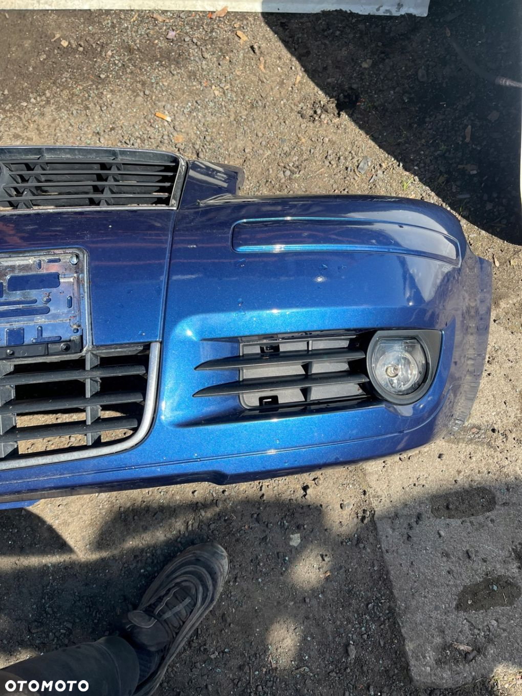 audi a3 8p zderzak przód przedni mały grill lakier-LZ5C - 6