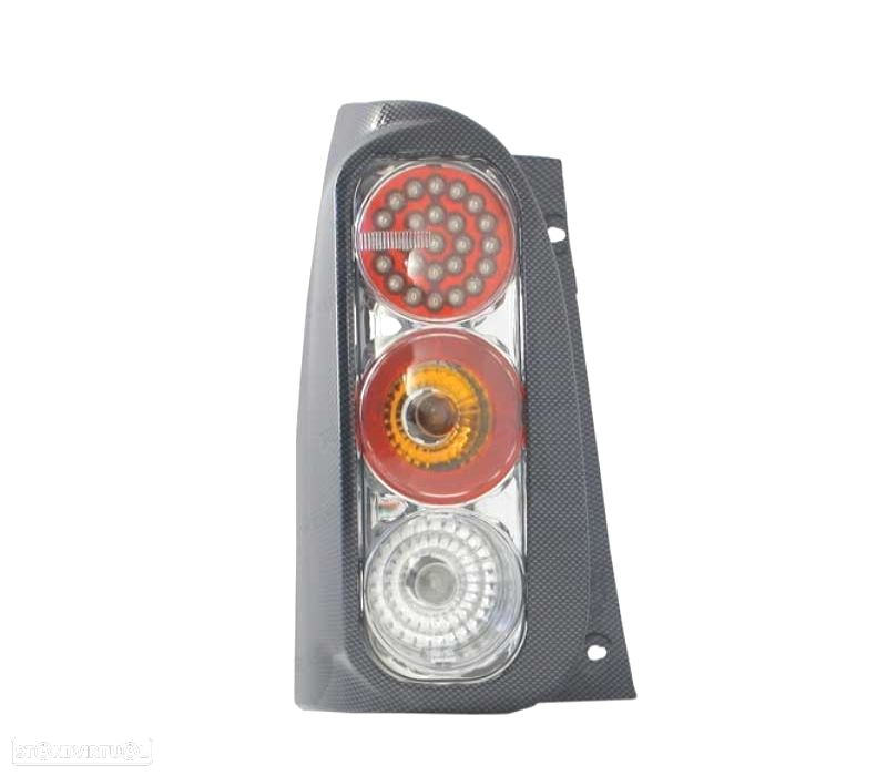 FAROLINS TRASEIROS LED SMART 98-06 CARBONO - 2