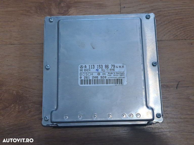 Vând Calculator Motor ECU Mercedes-Benz S-Class W220 E-Class W211 S500 E500 V8 M113 A1131538679 - 1