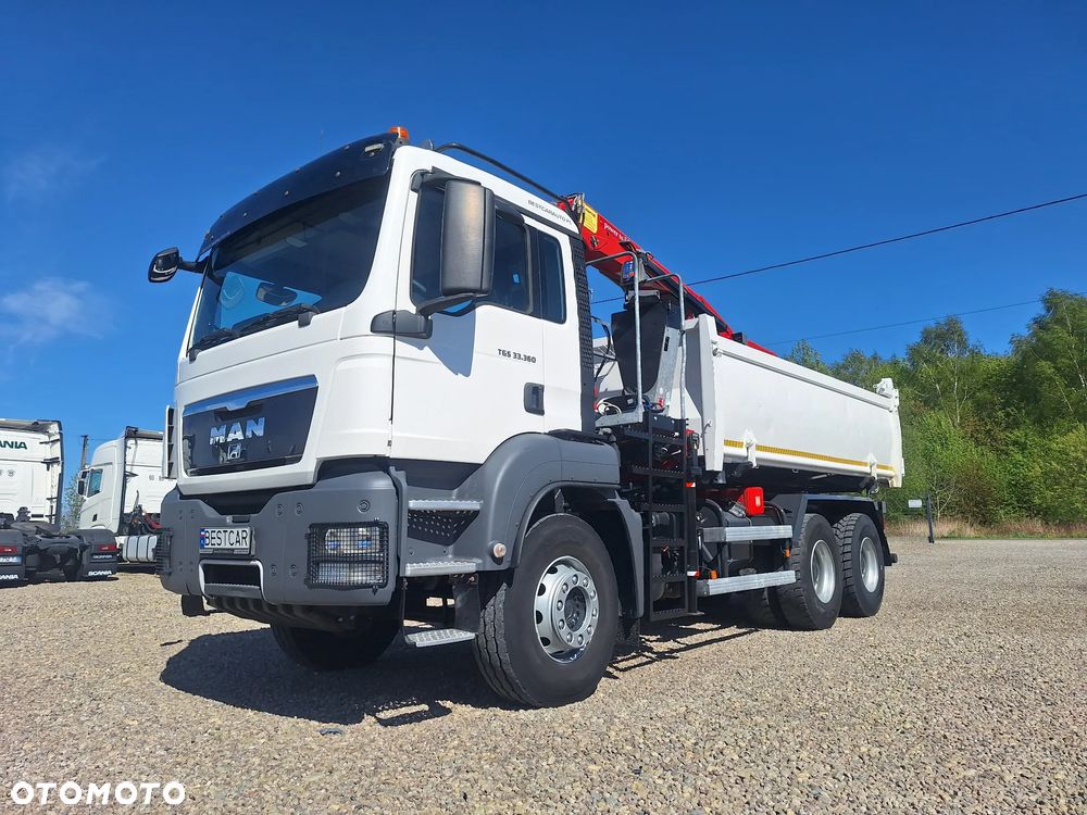 MAN TGS 33.360 E5/ 6X4 / WYWROT / BORDMATIC / HMF 1444/ Import Francja - 1