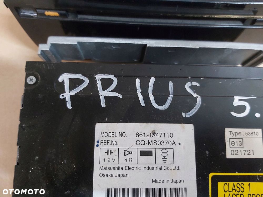 Toyota Prius II radio CD 86120-47110 - 6