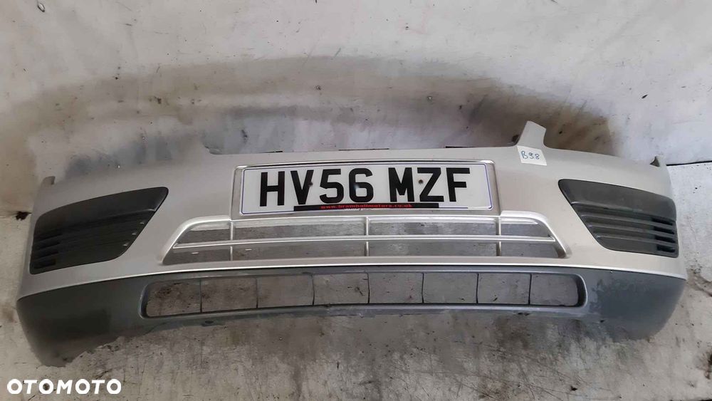 ^ ZDERZAK PRZÓD PRZEDNI FORD FOCUS MK.2 II 03 SREBRNY HALOGENY - 1