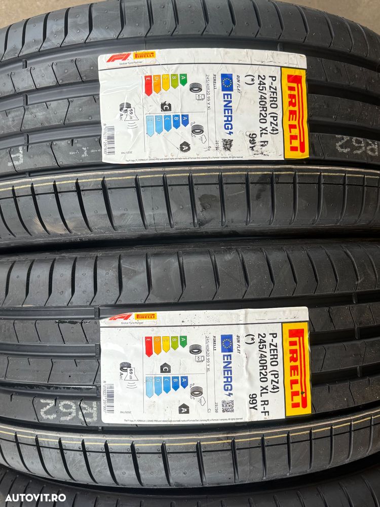 Vând set anvelope 245/40/20-275/35/20 Pirelli de vară noi cu runflat și omologare BMW - 2