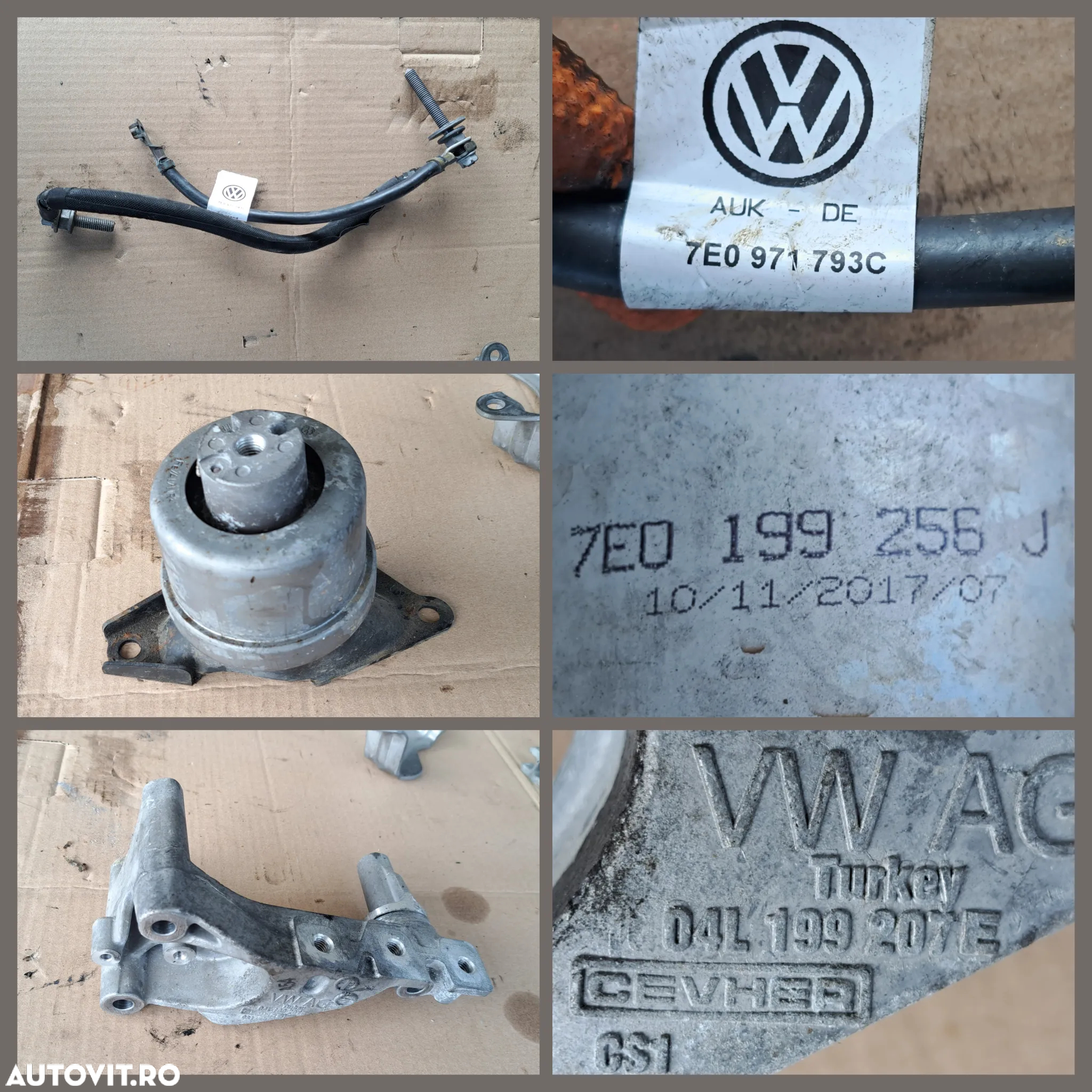 -2- Anexe motor CXH VW T6 2.0 tdi 2019 21 000 km catalizator sonda lambda supapa vacuum flansa lichid racire fulie motor fulie pompa servo pompa recirculare apa instalatie electrica motor - 12