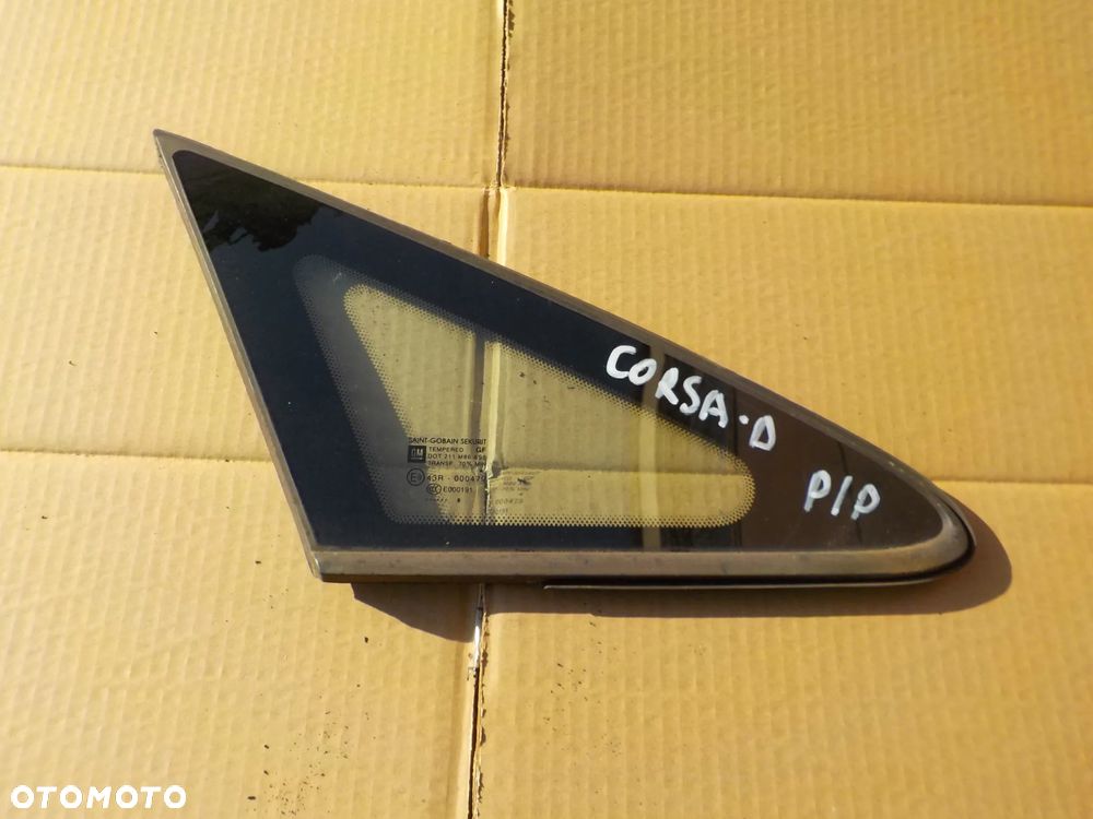 szyba prawy przód opel corsa d 5D 2008r - 1