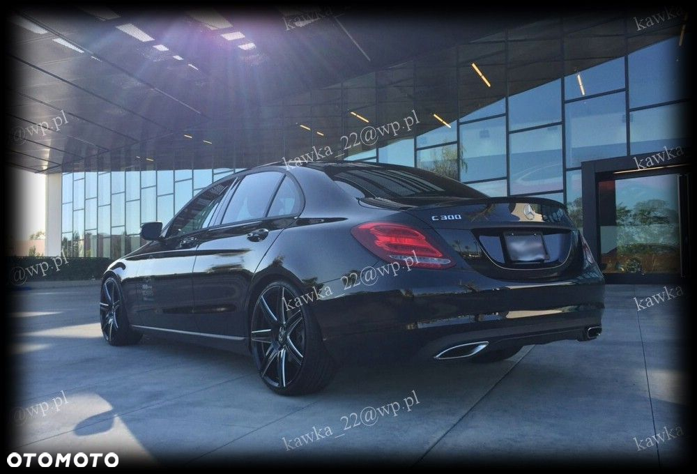 MERCEDES W205 SPOILER AMG LOTKA NA KLAPĘ PODKŁAD!! - 9