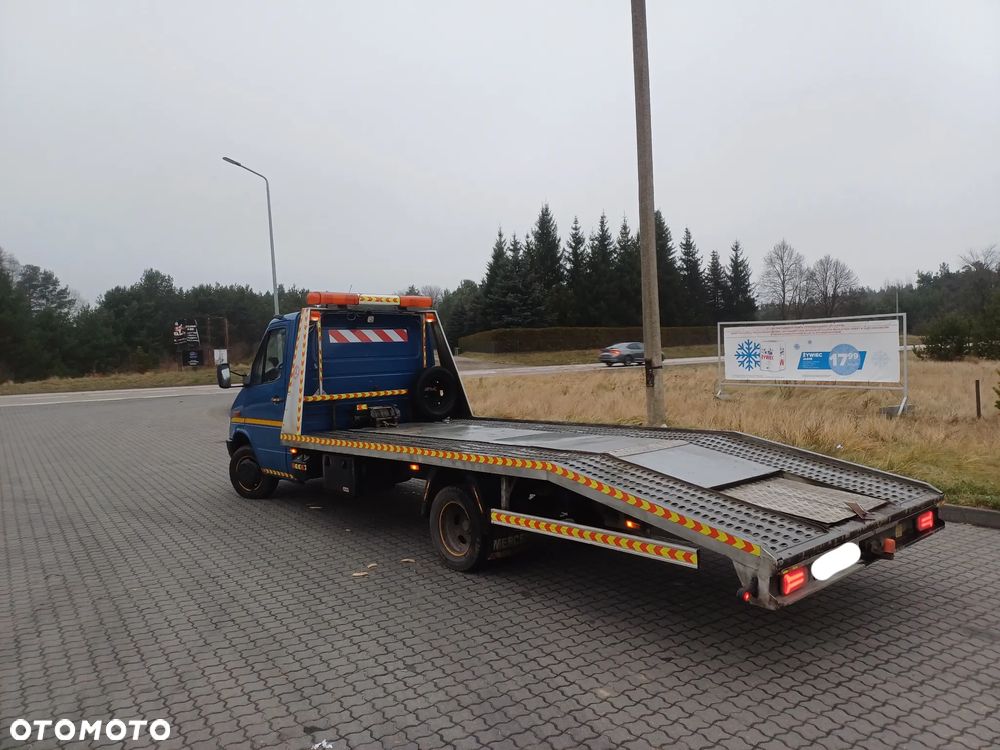 Mercedes-Benz Sprinter 410D Bliźniak 2.9 TD Najazd Autolaweta - 8