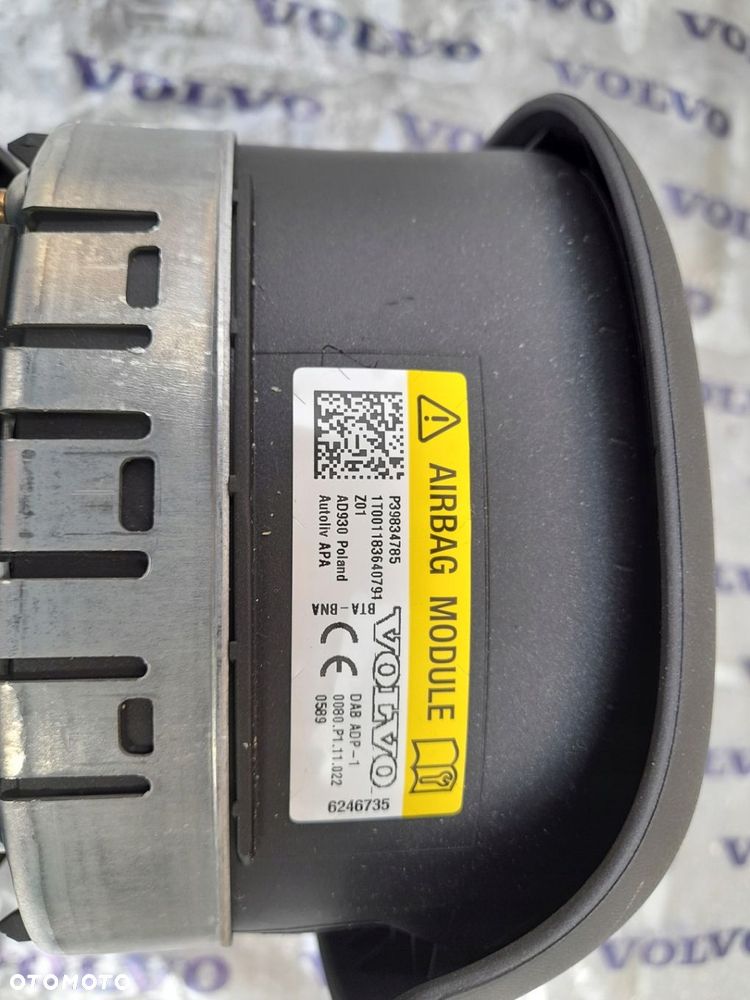 PODUSZKA KIEROWCY AIR BAG 39834785 VOLVO XC60 II 19R W-WA - 4
