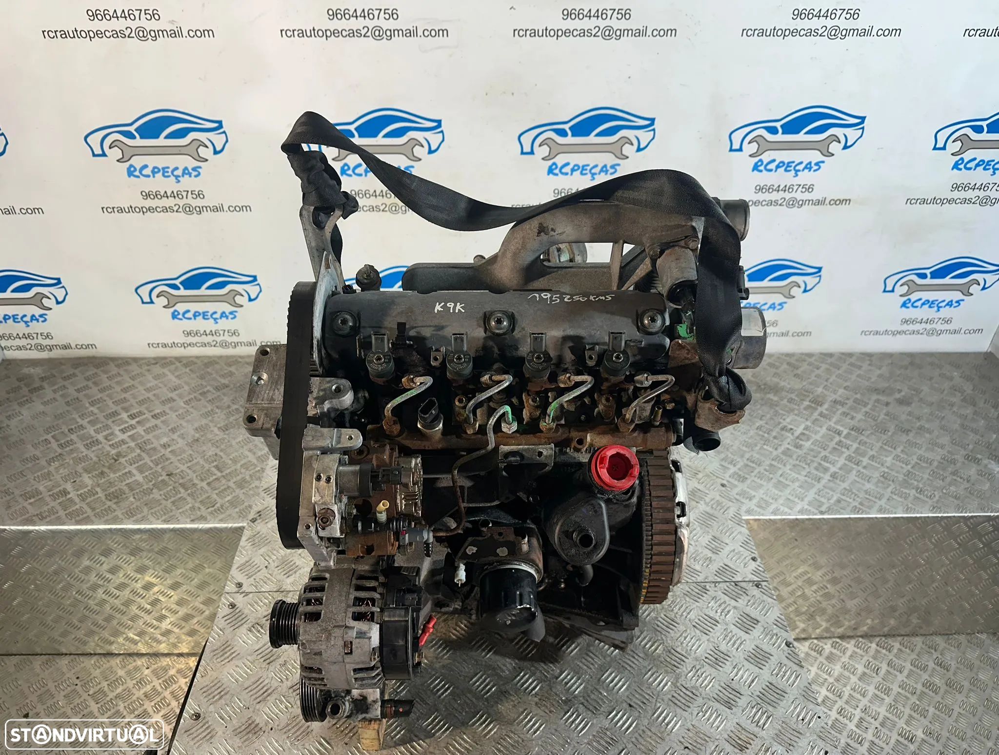 .Motor Completo Renault Nissan Opel F9QU762 F9Q762 F9Q 762 1.9 DCi 82cv 8v - 1