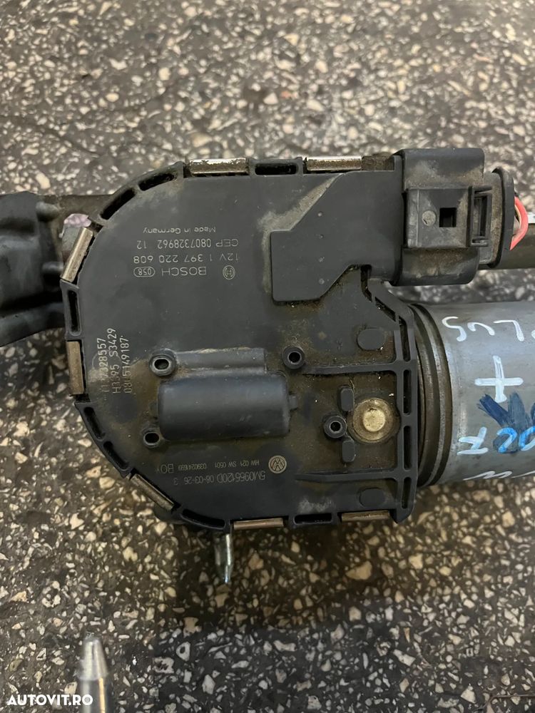 Ansamblu motoras stergator stanga/dreapta fata complet VW Volkswagen Golf 5+ PLUS - 5