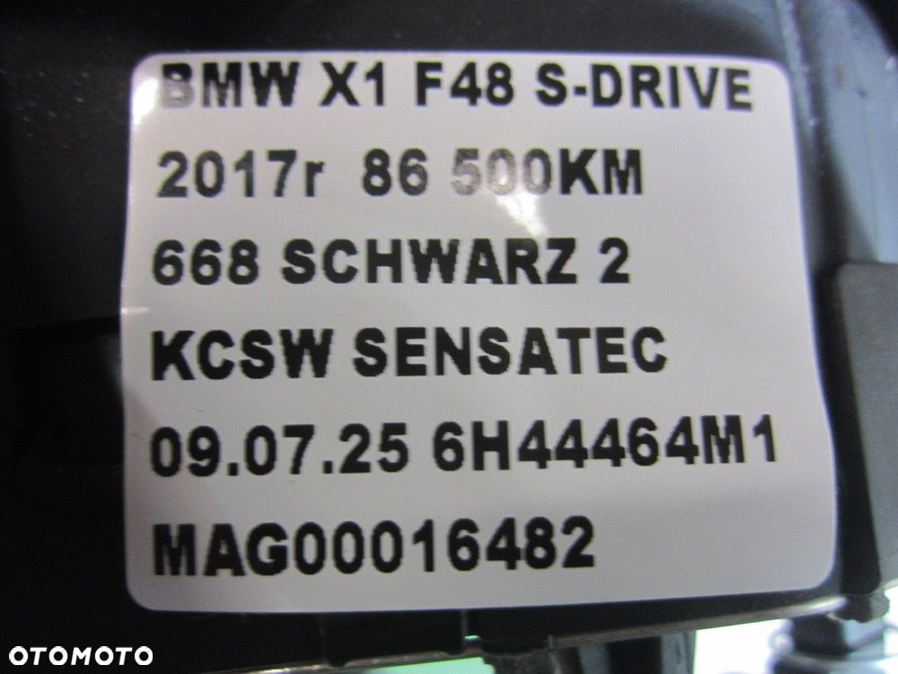 BMW X1 F48 F39 PODUSZKA KIEROWCY AIRBAG ORYGINAŁ USA 32306877541 6877541 - 10