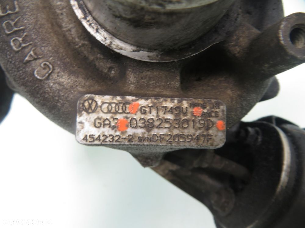 TURBOSPRĘŻARKA SEAT LEON I 1.9 TDI 038253019D GT1749V - 8